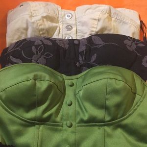 4 for $20.....3 Bandeau Tops 2 sizeS and One XS